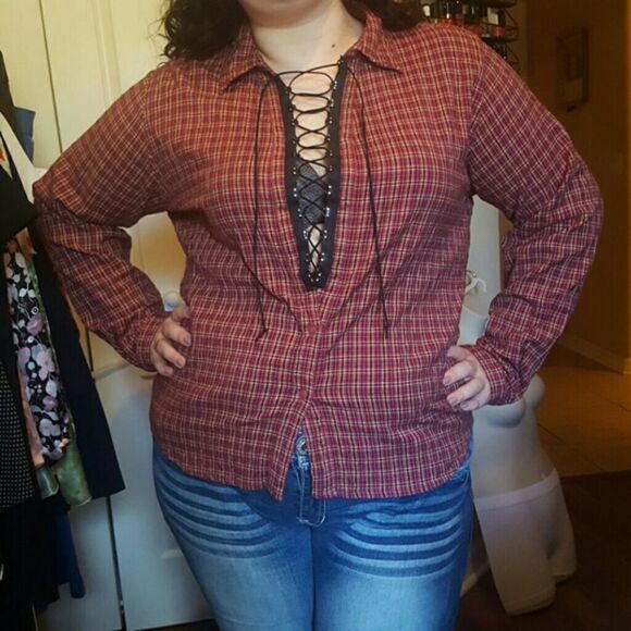 Woolrich Long Sleeve Lace Up Shirt - Picture 4 of 4